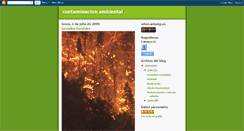 Desktop Screenshot of contaminacion2010.blogspot.com