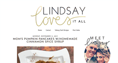 Desktop Screenshot of lindsaylovesitall.blogspot.com