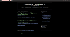 Desktop Screenshot of experimentalcohetes.blogspot.com