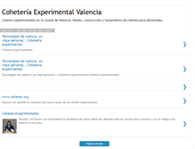 Tablet Screenshot of experimentalcohetes.blogspot.com