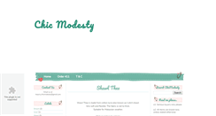 Desktop Screenshot of chicmodesty.blogspot.com