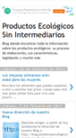 Mobile Screenshot of productosecologicossinintermediarios.blogspot.com