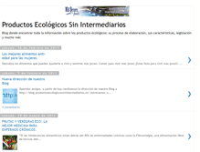 Tablet Screenshot of productosecologicossinintermediarios.blogspot.com