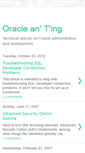 Mobile Screenshot of oracleandting.blogspot.com