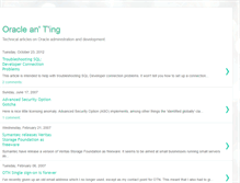 Tablet Screenshot of oracleandting.blogspot.com