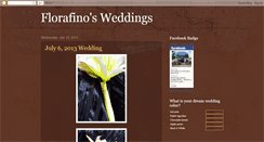 Desktop Screenshot of florafinowedding.blogspot.com