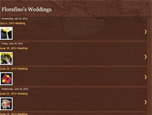 Tablet Screenshot of florafinowedding.blogspot.com