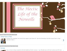 Tablet Screenshot of hecticnowell.blogspot.com