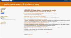 Desktop Screenshot of melurmeadowsfraudsters.blogspot.com