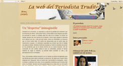 Desktop Screenshot of lawebdelperiodistaerudito.blogspot.com