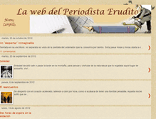 Tablet Screenshot of lawebdelperiodistaerudito.blogspot.com