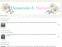 Tablet Screenshot of diamondsdaisies.blogspot.com