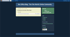 Desktop Screenshot of boxofficeblog.blogspot.com