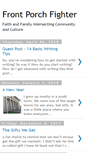 Mobile Screenshot of frontporchfighter.blogspot.com