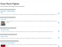 Tablet Screenshot of frontporchfighter.blogspot.com