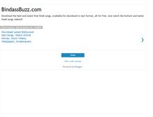 Tablet Screenshot of bindassbuzz.blogspot.com