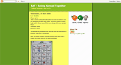 Desktop Screenshot of eatingabroadtogether.blogspot.com