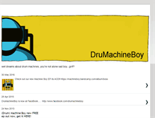 Tablet Screenshot of drumachineboy.blogspot.com