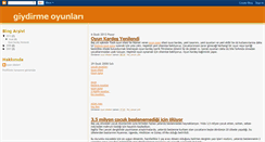 Desktop Screenshot of giydirme-oyunlari.blogspot.com