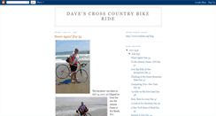 Desktop Screenshot of davescrosscountrybikeride.blogspot.com