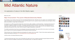 Desktop Screenshot of midatlanticnature.blogspot.com