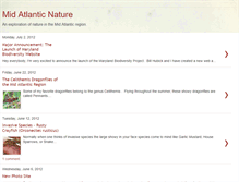 Tablet Screenshot of midatlanticnature.blogspot.com