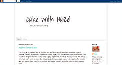 Desktop Screenshot of cakewithhazel.blogspot.com