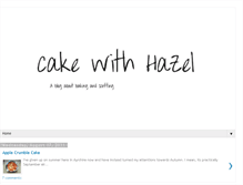 Tablet Screenshot of cakewithhazel.blogspot.com