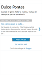 Mobile Screenshot of dulcepontes.blogspot.com