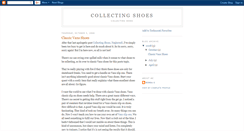 Desktop Screenshot of collectingshoes.blogspot.com