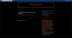 Desktop Screenshot of earthquakes10.blogspot.com