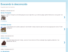 Tablet Screenshot of buscandoloparanormal.blogspot.com