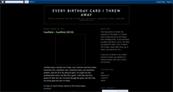 Desktop Screenshot of everybirthdaycardithrewaway.blogspot.com