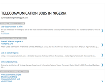 Tablet Screenshot of currentjobsinnigeria.blogspot.com