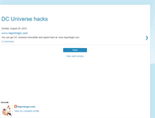 Tablet Screenshot of dcuniversehacks.blogspot.com