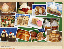 Tablet Screenshot of coleensrecipes.blogspot.com