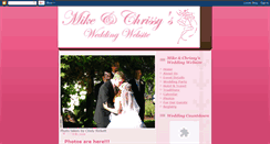 Desktop Screenshot of mikeandchrissy.blogspot.com