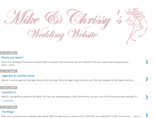 Tablet Screenshot of mikeandchrissy.blogspot.com