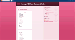 Desktop Screenshot of horsegirl15.blogspot.com