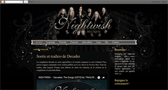 Desktop Screenshot of nightwishbelgium.blogspot.com