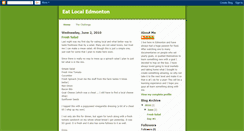 Desktop Screenshot of eatlocaledmonton.blogspot.com