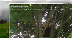 Desktop Screenshot of kaurihohoreschool.blogspot.com