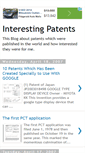 Mobile Screenshot of interestingpatents.blogspot.com