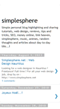 Mobile Screenshot of lostsimplesphere.blogspot.com
