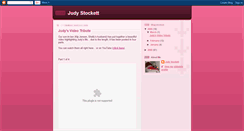 Desktop Screenshot of judystockett.blogspot.com