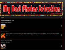 Tablet Screenshot of my-best-photo-selection.blogspot.com