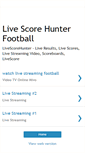 Mobile Screenshot of livescorehunterfootball.blogspot.com