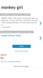 Mobile Screenshot of monkeynocockgirl.blogspot.com
