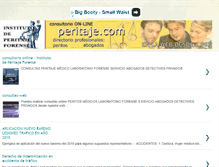 Tablet Screenshot of instituto-peritaje-forense.blogspot.com