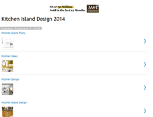 Tablet Screenshot of kitchenislanddesigns.blogspot.com